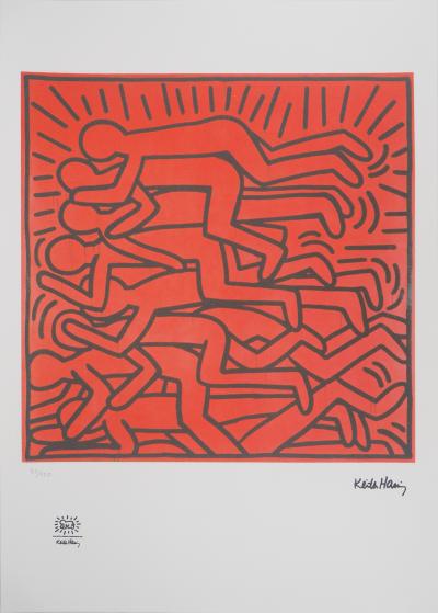 Keith HARING (d’après) - Amour réciproque - Sérigraphie signée 2