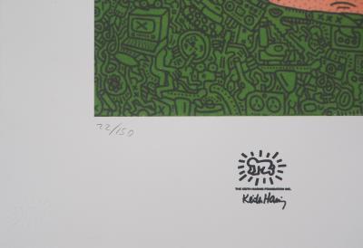 Keith HARING (d’après) - Terre-Mère - Sérigraphie signée 2