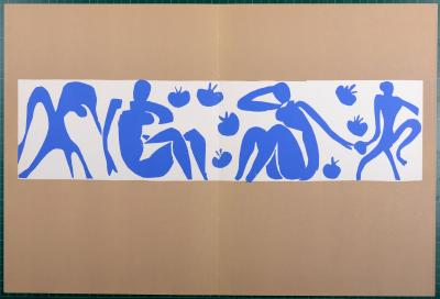 Henri Matisse - Femmes et Singes, 1958 - Lithographie sur papier, imprimée sur double page, d’après Henri Matisse gouaches découpées 2