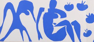 Henri Matisse - Femmes et Singes, 1958 - Lithographie sur papier, imprimée sur double page, d’après Henri Matisse gouaches découpées 2