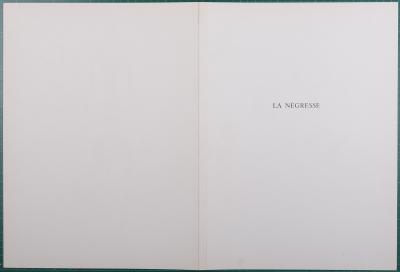 Henri Matisse La Négresse, 1958 Lithographie originale 2