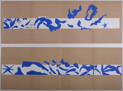 Henri Matisse - La Piscine 1 and 2, 1958 - Set de deux lithographies originales, grand format 2