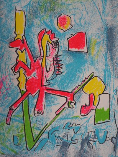 Roberto MATTA : Créature surréaliste - Lithographie originale 2