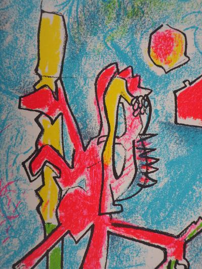 Roberto MATTA : Créature surréaliste, 1975 - Lithographie originale 2