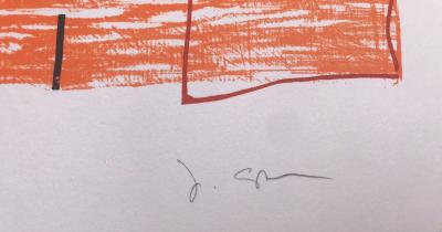 Jessica STOCKHOLDER - Aspect Syllabary : Stagger, 2015 - Lithographie signée au crayon 2