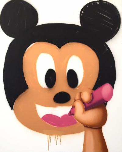 GUM - Mickey, 2015 - Aérosol sur toile 2