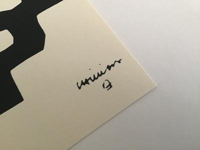 Eduardo Chillida - Composition for the Carl Van ser Voort Gallery, 1975 - Lithograph 2