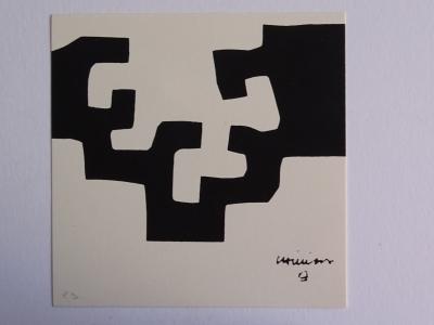 Eduardo Chillida - Composition pour la galerie Carl Van ser Voort, 1975 - Lithographie 2