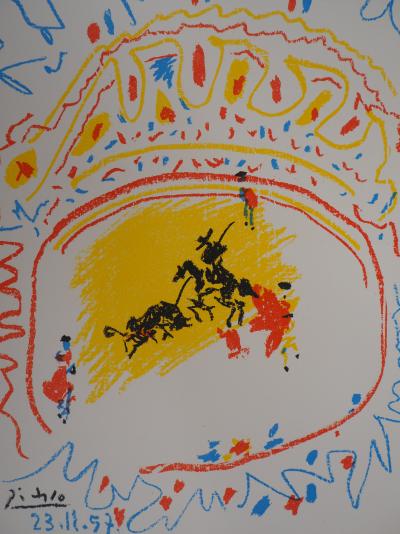 Pablo PICASSO : La Petite Corrida, 1958 - Lithographie originale signée 2