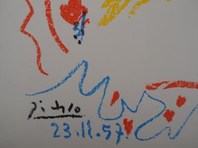 Pablo PICASSO : La Petite Corrida, 1958 - Lithographie originale signée 2