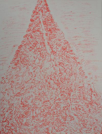 Henri MICHAUX : Pyramide (accumulation), 1958 - Gravure originale 2