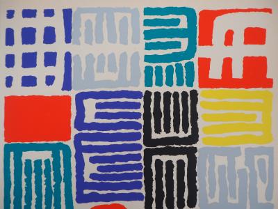 Giuseppe CAPOGROSSI (d’après) : Caractères, 1958 - Lithographie 2