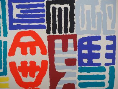 Giuseppe CAPOGROSSI (d’après) : Caractères, 1958 - Lithographie 2