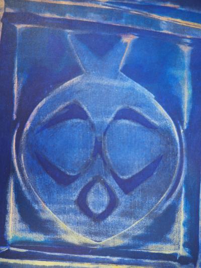 Max ERNST (d’après) : Composition au vase bleu - 1958 - Lithographie 2