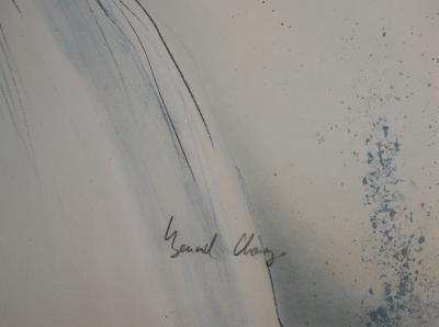 Bernard CHAROY: Femme au chapeau - Lithographie Originale Signée 2