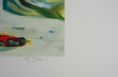 Georges BLOUIN : Nature morte aux piments - Lithographie Originale Signée 2