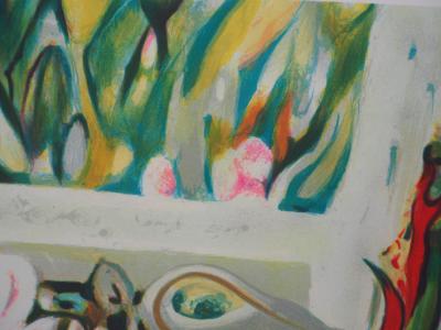 Georges BLOUIN : Nature morte aux piments - Lithographie Originale Signée 2