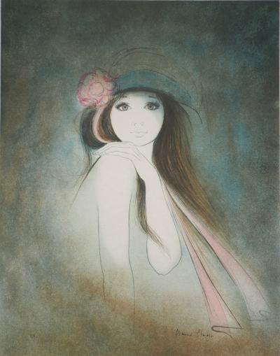 Bernard CHAROY : Sophie au ruban - Lithographie Originale Signée 2