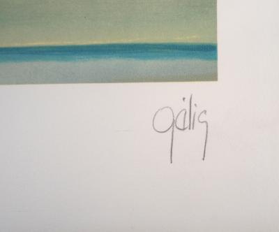 Daniel GELIS : Roses et Dahlias - Lithographie Originale Signée 2