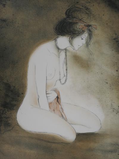 Bernard CHAROY : Dominique au collier - Lithographie Originale Signée 2