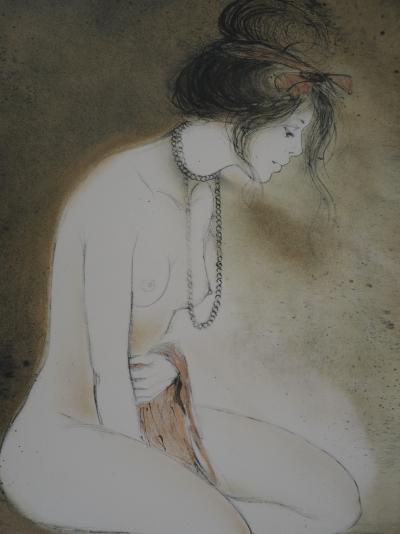 Bernard CHAROY : Dominique au collier - Lithographie Originale Signée 2