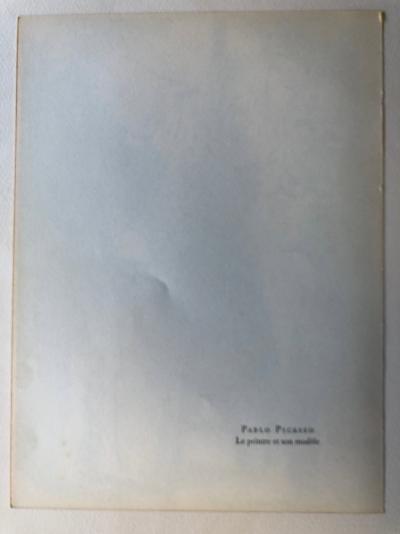 Pablo PICASSO - Le Peintre et son modèle,1964 - Lithographie originale 2
