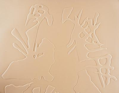 HAJDU : Deux personnages - Gaufrage original, 1963 2