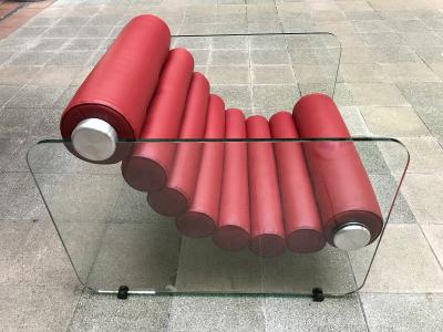 Fabio LENCI - Paire de fauteuils Hyaline, circa 1972 2