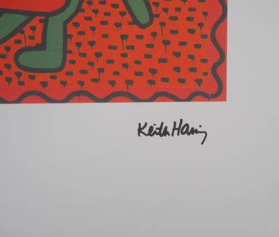 Keith HARING (d’après) - Le loup  - Sérigraphie signée 2