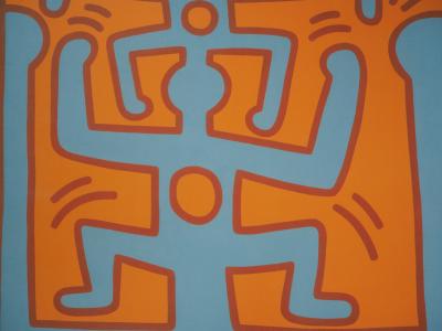 Keith HARING (d’après) - Force de l’amitié - Sérigraphie signée 2