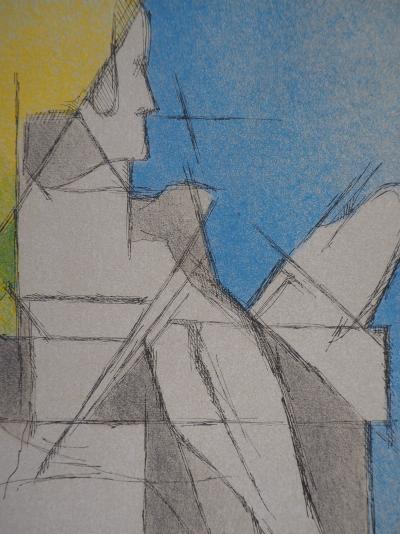 Jacques VILLON : Le lecteur - Lithographie originale signée 2