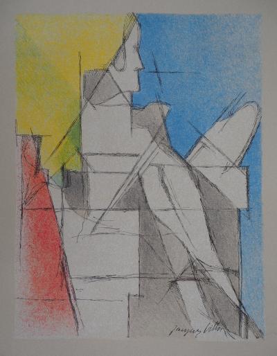 Jacques VILLON : Le lecteur - Lithographie originale signée 2