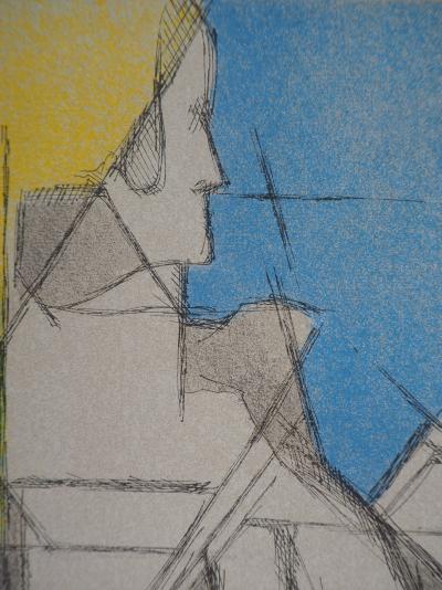 Jacques VILLON : Le lecteur - Lithographie originale signée 2