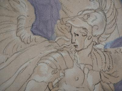 Niccolo DELL ABBATE (d’après) : Ange de la victoire - Lithographie 2