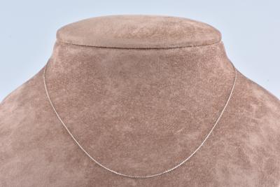 Collier Pendentif Perle Blanche - Chaîne Fine Or élégant - Presque Neuf !
