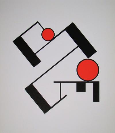 Erich BUCHHOLZ - Komosition, 1920 / 71 - Originaler Siebdruck signiert und nummeriert 2