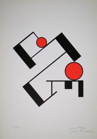 Erich BUCHHOLZ - Komosition, 1920 / 71 - Originaler Siebdruck signiert und nummeriert 2