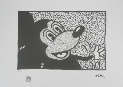 Keith HARING (d’après) - Mickey Mouse - Sérigraphie signée 2