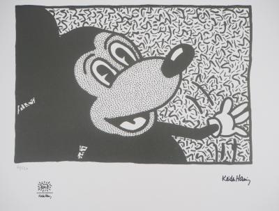 Keith HARING (d’après) - Mickey Mouse - Sérigraphie signée 2