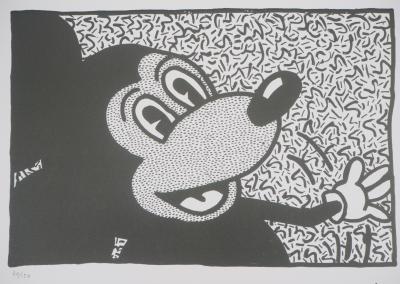 Keith HARING (d’après) - Mickey Mouse - Sérigraphie signée 2