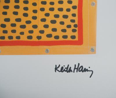 Keith HARING (d’après) - Exploding head - Sérigraphie signée 2