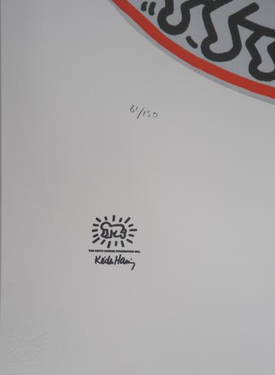 Keith HARING (d’après) - Dragon infini - Sérigraphie signée 2