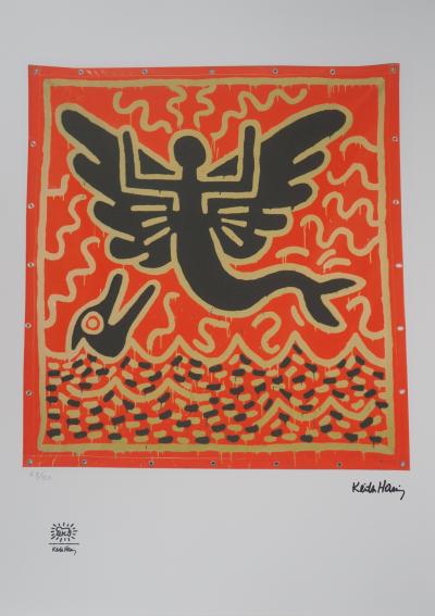Keith HARING (d’après) - Sirène - Sérigraphie signée 2