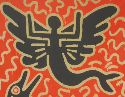 Keith HARING (d’après) - Sirène - Sérigraphie signée 2