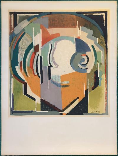 Albert GLEIZES - Composition Cubiste, 1915 - Lithographie originale 2