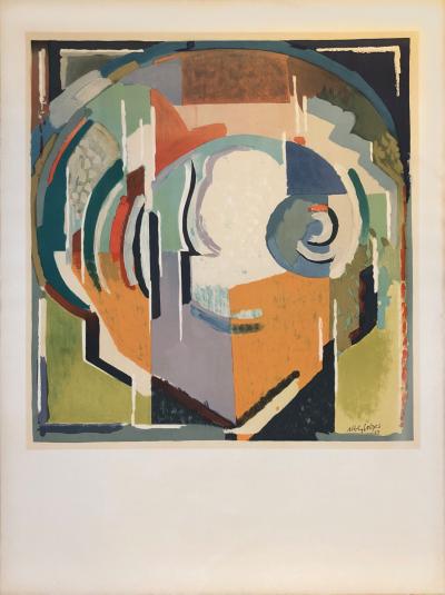 Albert GLEIZES - Composition Cubiste, 1915 - Lithographie originale 2