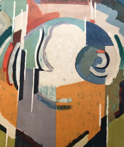 Albert GLEIZES - Composition Cubiste, 1915 - Lithographie originale 2