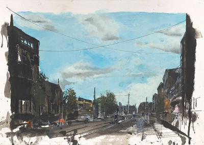 CharlElie Couture - Street Landscape, 2020 - Tirage pigmentaire signé 2