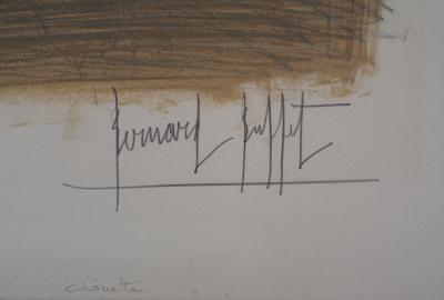 Bernard BUFFET : Chouette - Lithographie Originale, Signée au crayon 2