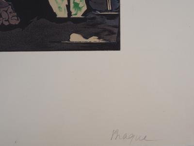 Georges BRAQUE : Femme nu au panier de fruits - Lithographie Originale Signée 2